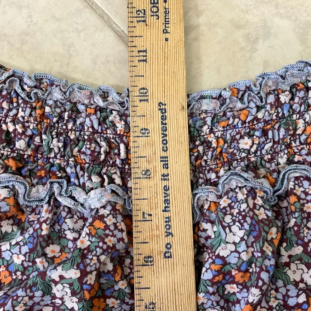 Anthropologie Womens High Waisted Shorts S Colorful Boho Festival Hippie Artsy - Picture 9 of 10